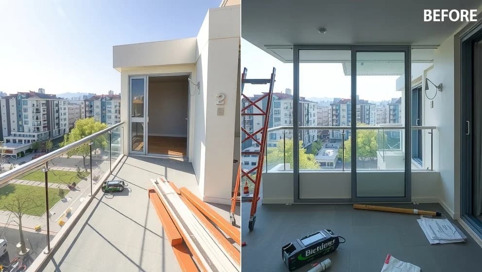 Hur mycket kostar det att glasa in en balkong
