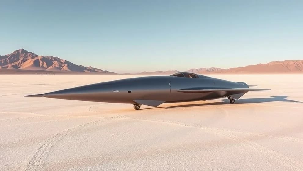 Världens snabbaste bil går 1228 km/h